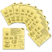 Bestway Reparatieset 62091, voor zwembaden en opblaasartikelen, 10 stuks, 65x65 mm