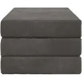 vidaXL Vouwbare Sofa Bed 100 x 67 x 45 cm Donkergrijs