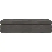 vidaXL Vouwbare Sofa Bed 180 x 67 x 45 cm Donkergrijs