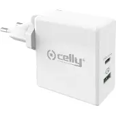 Celly Power Delivery Lichtnetadapter 30w Voor Usb En Usb-c - Celly