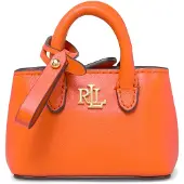Ralph Lauren Hanger van leer met labelapplicatie