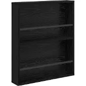 vidaXL Tijdschriftenrek Zwart Eiken 60 x 12 x 70 cm Bewerkt hout