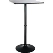 CLP Tafel, 60 x 60 cm, kleur: zwart/zwart
