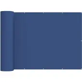 vidaXL Balkon Privacy Scherm 180 x 700 cm Stof met PU-coating Blauw