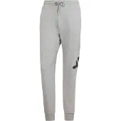Adidas Sportbroek 'ESSENTIALS BIG LOGO FRENCH TERRY' antraciet / lichtgrijs