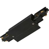 SLV Onderdeel | Langsverbinder, voor S-TRACK 3-fase-inbouwrail, met voedingsmogelijkhe | S-TRACK SYSTEM