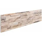 Syfax Wandpanelen 10 pcs Wit en Rood 100 x 25 cm EPS-schuim