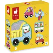Janod Convertible Vehicles Puzzel 30 Stukken