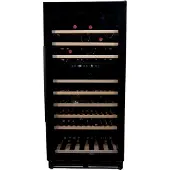 Vinata Wijnklimaatkast Premium Met Zwarte Deur - 110 Flessen