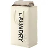 Songmics - Wasmand - Opvouwbare Wasmand - Met Handgrepen - Waterafstotend