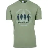 Fostex Garments - T-shirt Brothers in Arms (kleur: Groen / maat: L)