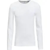 We fashion - Heren Slim fit T-shirt - Slim Fit - Wit - Biologisch katoen - Maat: XXXL