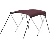 OceanSouth Aluminium biminitop - 3-boogs - Breedte 150 <> 170 cm - Hoogte 130 cm - Doek 183 cm