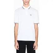 Armani Exchange Shirt zwart / wit