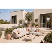 Santika Furniture Santika Nanda hoek loungeset 3-delig