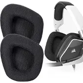 OEM Zwarte oorkussens van traagschuim voor gaming headsets