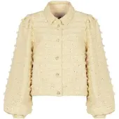 Freebird Dames Blazers Wv-hairy-sequince-26-1 - Creme - Maat S
