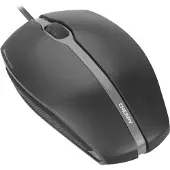 Cherry GENTIX SILENT , zwart USB, 3 knoppen, rubberen zijkanten, 1000 dpi resolutie