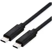 Roline USB4 Gen3x2 Kabel, C-C, M/M, zwart, 2 m