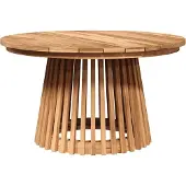 Syfax Bijzettafel Bruin 70 x 70 x 40 cm Massief Teakhout
