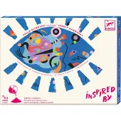 Djeco - 4 Motive - Abstrakte Motive - - One Size - Kreatives Spielset