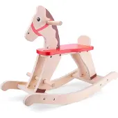 New Classic Toys Houten schommelpaard - naturel - Speelgoed schommeldier