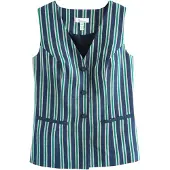 Next Gilet 'N. Premium' navy / groen / wit