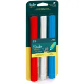 3Doodler 3DS-ECO-MIX1-75 Start Mix 1 Filament PLA kunststof Flexibel Rood, Wit, Blauw 75 stuk(s)