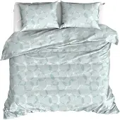 MOODIT Dekbedovertrek Odil Blanche Mint-260 x 200 / 220 cm | Extra Breed