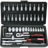 Ks Tools 911.0646 911.0646 Dopsleutelset Metrisch 1/4 (6.3 mm) 46-delig