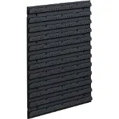 Allit 457090 Wandrek voor stapelbox Zwart 1 stuk(s)