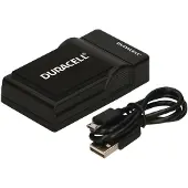 Duracell Lader met USB-kabel voor Olympus BLH-1 (Lader), Stroomvoorziening voor de camera, Zwart