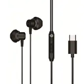 Conceptronic BRENDAN04B Headset, oortelefoon, USB-C/microfoon/ergonomisch/+ 1,20m zwart