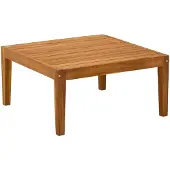vidaXL Tuinstafel Massief Acaciahout Naturel 60 x 60 x 30 cm