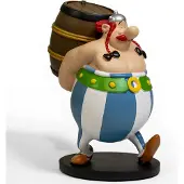 Plastoy OBELIX AND HIS BARREL COLLECTOR FIGURINE