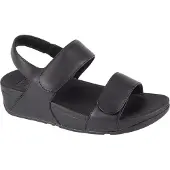 FitFlop Lulu Adjustable Slides Sandalen | Maat 40 Dames Zwart