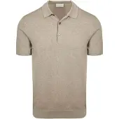 Profuomo Slim fit poloshirt van lyocellmix met zijde aandeel