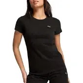 Puma Functioneel shirt 'Ess' zwart / wit