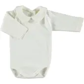 Babidu Romper 1190, creme lange mouw