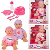Toi-Toys Babypop 31cm - Poppen speelgoed - Inclusief accessoires