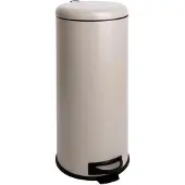 SVITA T30 prullenbak - pedaalemmer 30 liter inclusief binnenemmer rond keukenhulp taupe
