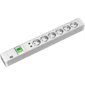Bachmann 19" PDU PVC 6xCEE7/3 Schakelaar