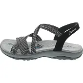 SKECHERS REGGAE SLIM - TURN IT UP Dames Sandalen - Zwart