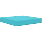 vidaXL Buitenbankkussen Turquoise 60 x 60 x 8 cm Polyester