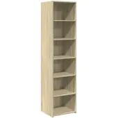 vidaXL Hoge kast 45x41x185 cm bewerkt hout sonoma eikenkleurig