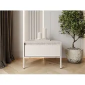 GRAINGOLD – Salontafel Sorano – Beige – Met een lade – Moderne Opbergruimte – 68 cm