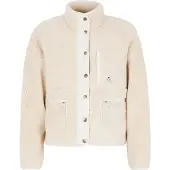 Protest Fleece jas 'PRTLUX' offwhite