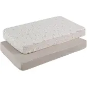 cambrass Abete 60x120x17 Cm Crib Fitted Sheet 2 Units Beige Kinderen