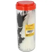 DeLOCK Cable tie assortment box 500 pieces black / white