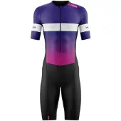 Huub Vista Club Lc Neoprene Short Sleeve Wetsuit Paars L Man